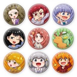 (予約10月下旬～11月上旬発送予定)　モナリザの戯言　缶バッチ  ランダム　全18種類