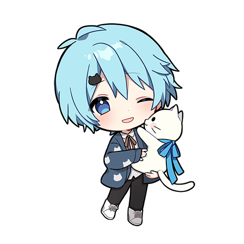 予約2月下旬発送予定 きみゆめ そらねこ 新アクリルキーホルダー パターン1 ブロブラ