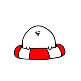 ラバーストラップ うきわ